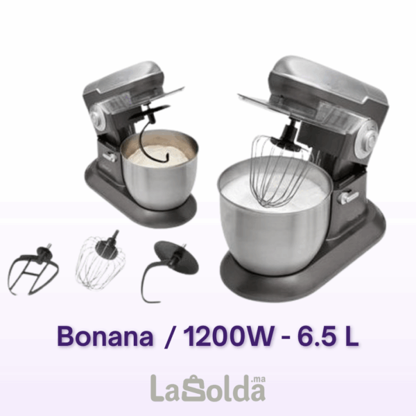 Robot Pétrin bonana 6.5 L 1200W
