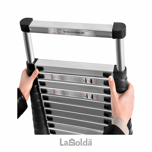 échelle télescopique aluminium