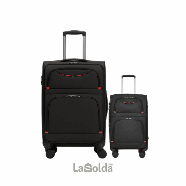 set 2 valise noire grande