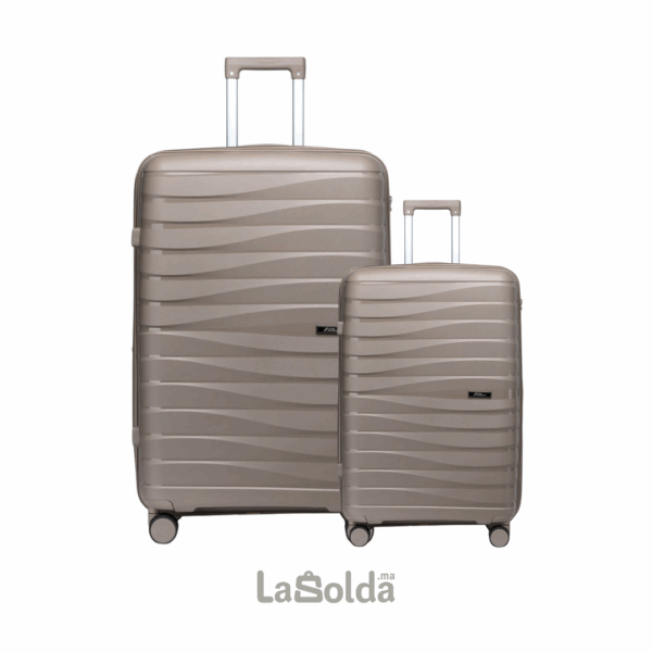 set valises cabine moyenne flexshell