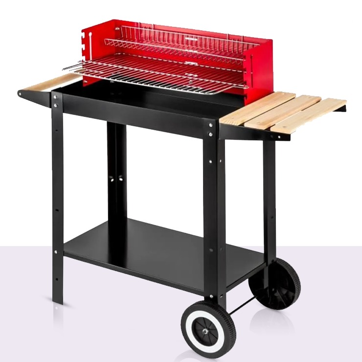 Barbecue Wagon sur Roues à Charbon - SPROM