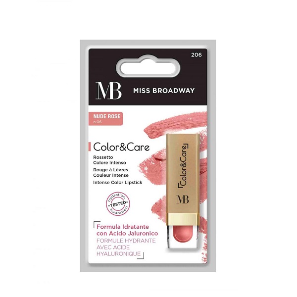 Rouge à lèvres COLOR & CARE 206 Nude Rose MISS BROADWAY