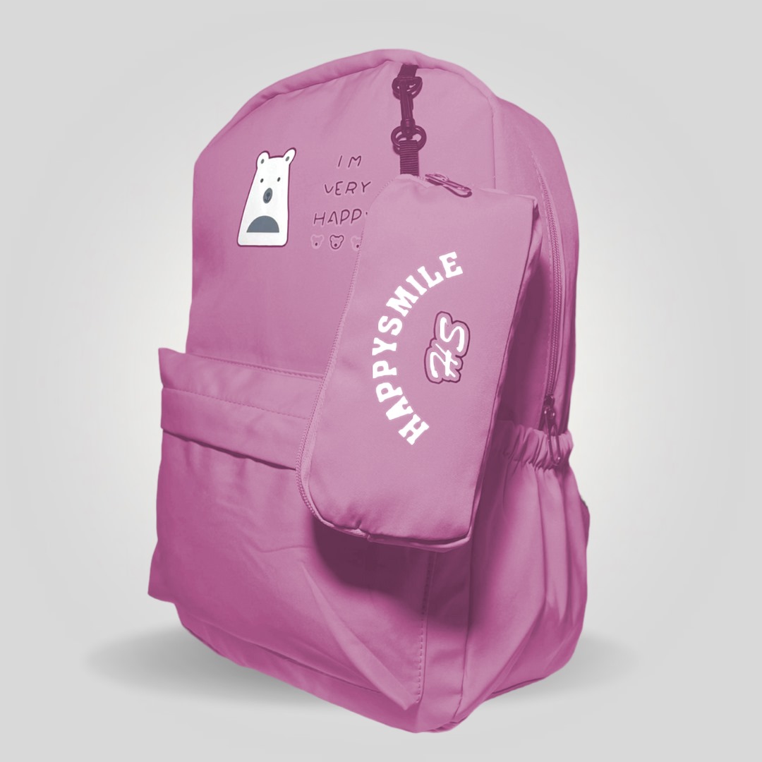 Sac à dos cartable + trousse primaire/collège pour filles et garçons