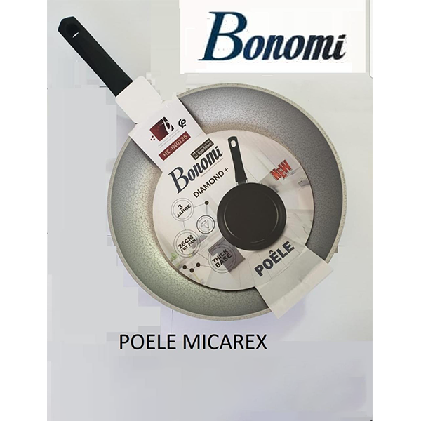 Lot 2 Poêles MICAREX Anti-Adhésive 20 cm + 26 cm