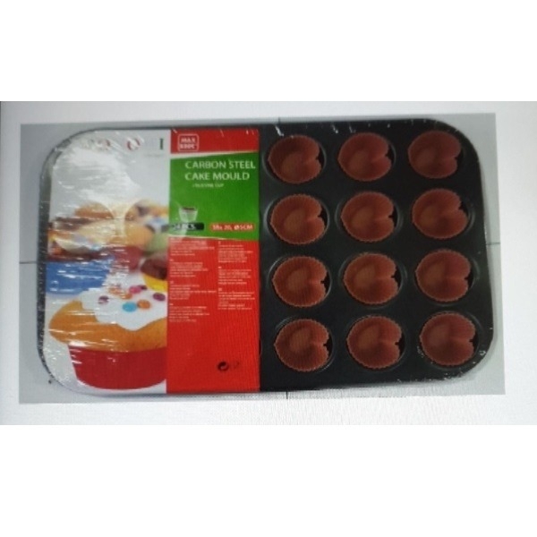 Moule à Cake 24 Pièces En Silicone Forme Cœur