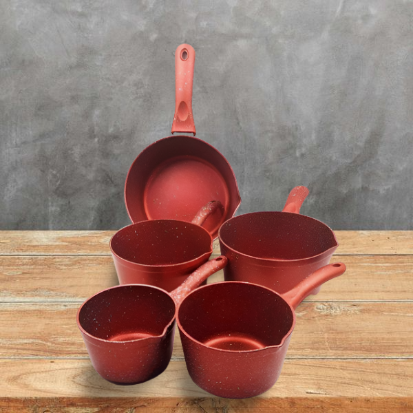 Set de 5 Casseroles En Granit Schleizer   : 12cm , 14cm , 16cm , 18cm , 20cm