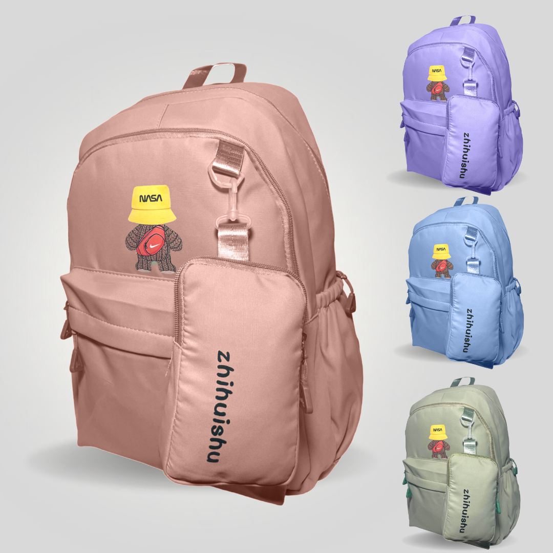 Sac à dos décontracté tendance, collage élégant, sac à dos de bureau ou d'école pour garçons et filles.